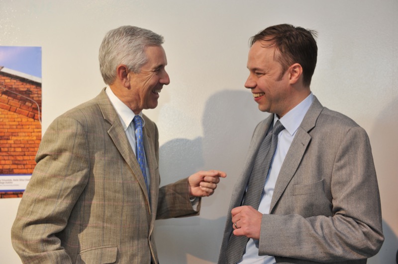 Mark Pigott and Daniel Geary at the Paccar Theatre