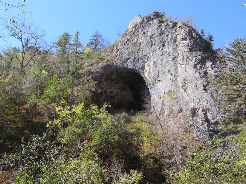 The exterior of Devil's Gate -- the cave in the Primorye region, about 30 km from the far eastern coast of Russia, where the human remains were found. The Trinity team was responsible for extracting the ancient DNA that was used in the study. Image Credit: Yuriy Chernyavskiy.