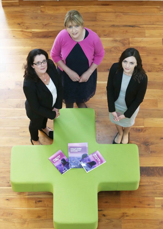 Authors Dr Paula Mayock and Sarah Parker with former President, Mary McAleese