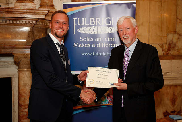 Dr Jacek Kibilda with Professor John Hegarty