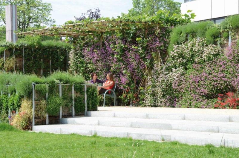 Community green urban spaces such as this one will help connect people -- and cities -- with nature.