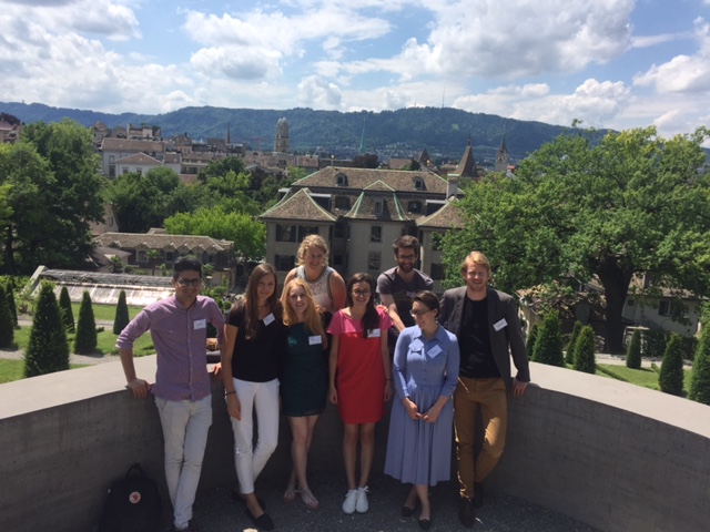 Shauna Quinn (third from left) and the Letswakeapp team at LERU's doctoral summer school.