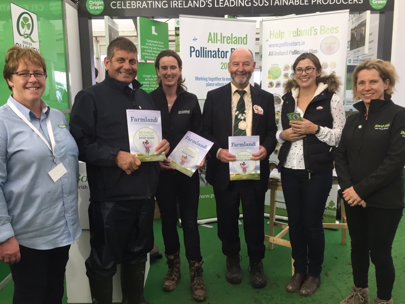 Some of the team behind the Farming Guidelines pictured after the launch at the National Ploughing Championships.