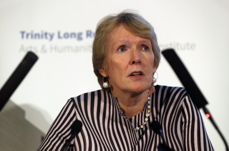 Professor Margaret MacMillan speaking at the annual Edmund Burke Lecture