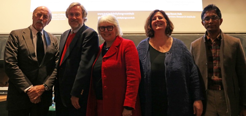 Denis Halliday, Prof Ben Kiernan, Professor Jane Ohlmeyer, Professor Rosemary Byrne and Dr Jude Lal Fernando