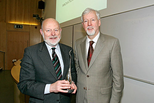 Prof patrick cunningham with provost dr john hegarty