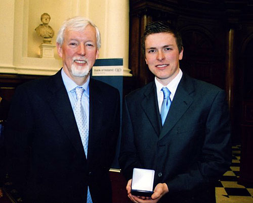 Provost dr john hegarty with brian martin