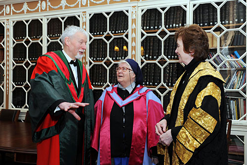 Provost sr cyril and mary robinson