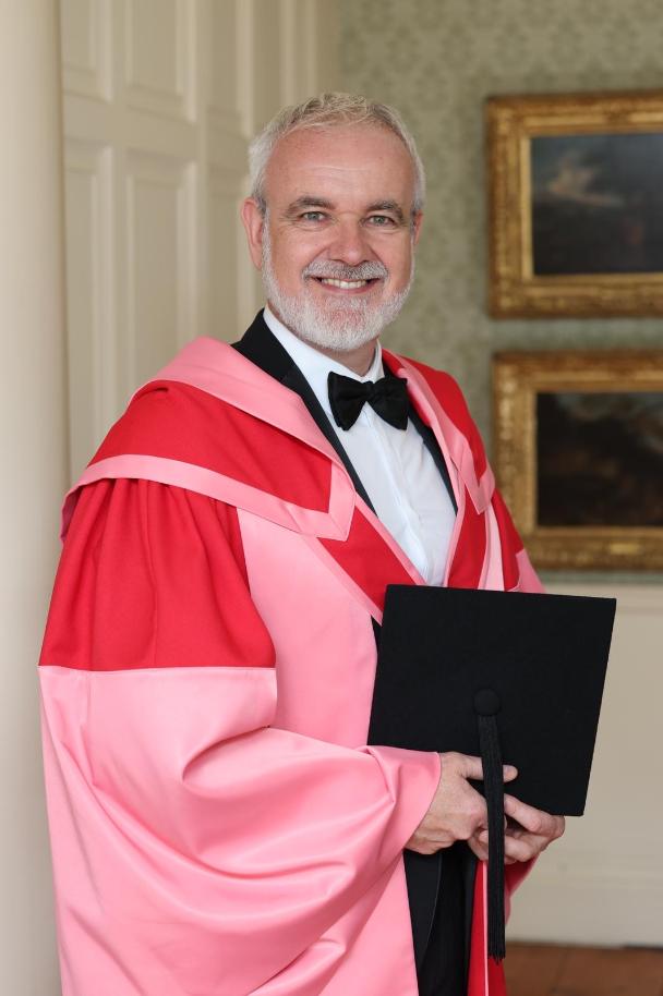 Man in academic robes