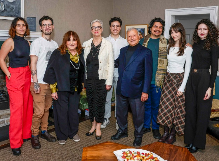 Group of people pose