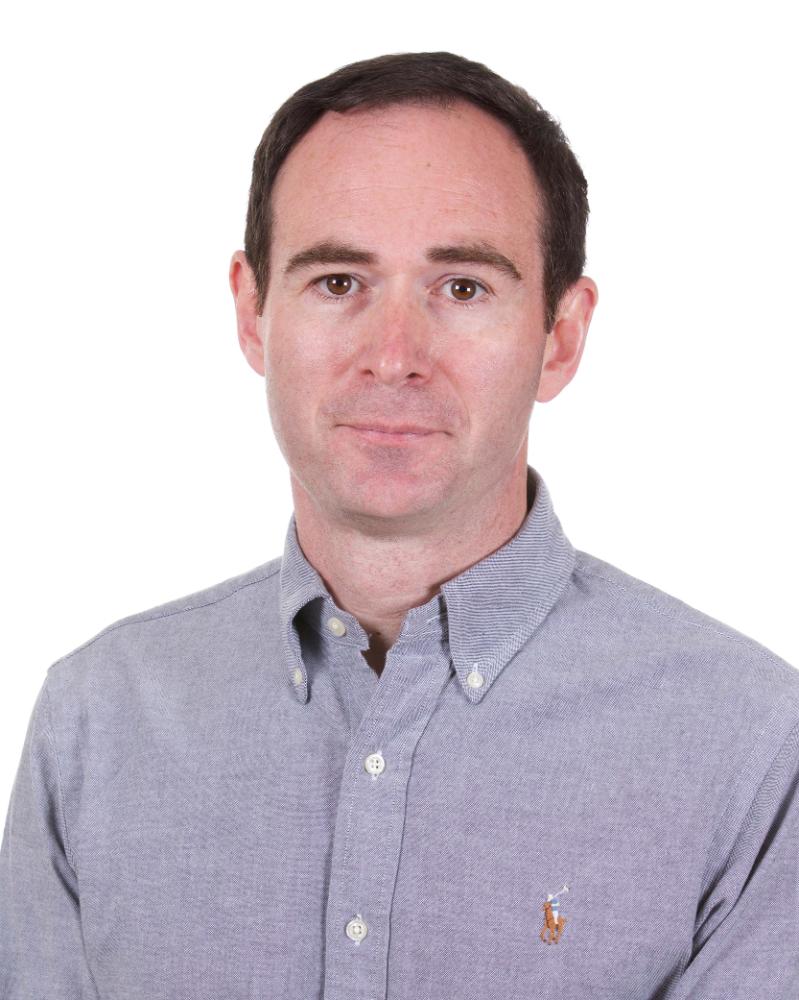 Prof. Matthew Campbell in a blue shirt