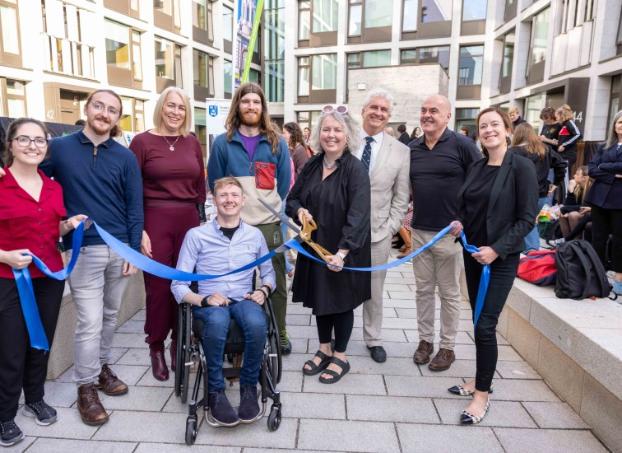 Ribbon cutting at the official launch of PHS
