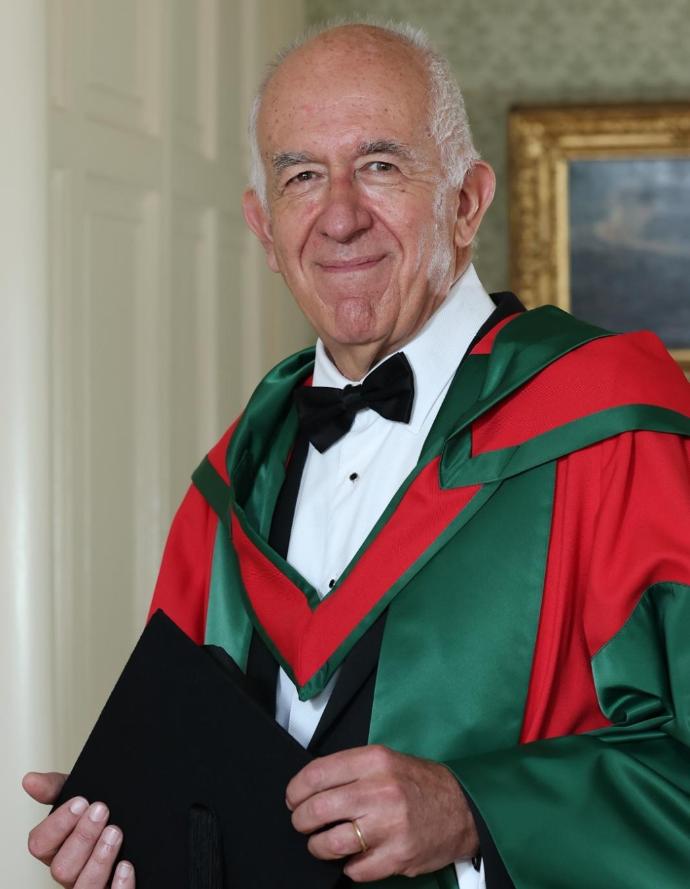 Man in academic robes