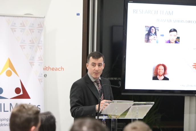 Professor Roman Romero Ortuno, FRAILMatics Principal Investigator, speaks at the launch of the research programme.