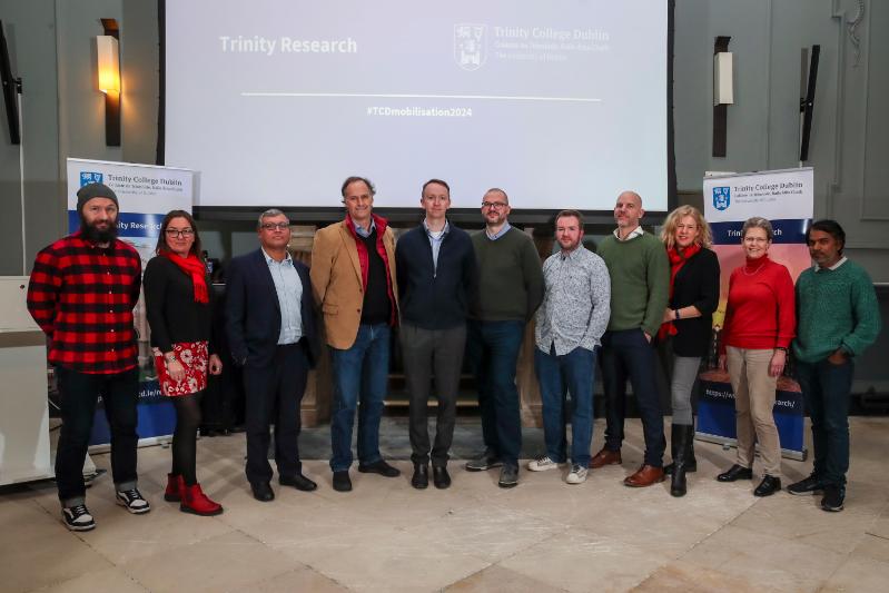 Principal investigators and team members of the eight showcased projects.