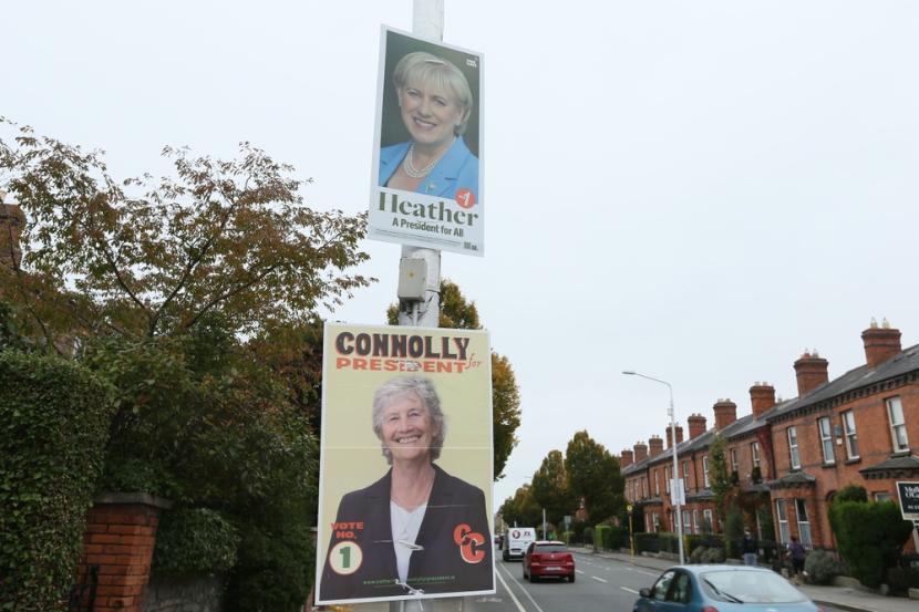 Posters from the Irish Presidential election 2025